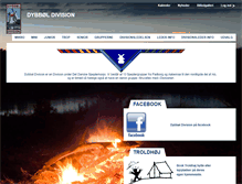 Tablet Screenshot of dybboeldivision.dk